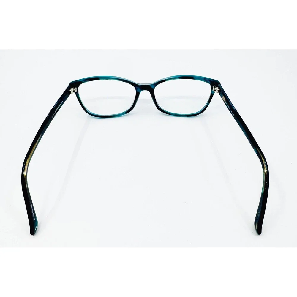 Danish Design Eyeglasses Womens Blue Teal Marble Frames 52-16-135 41074